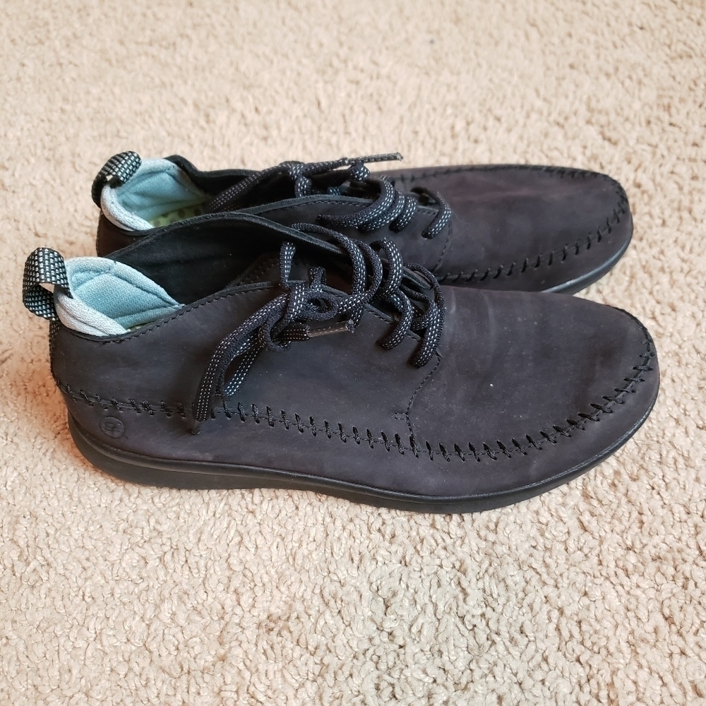 SUPERFEET Black Lace Shoes
